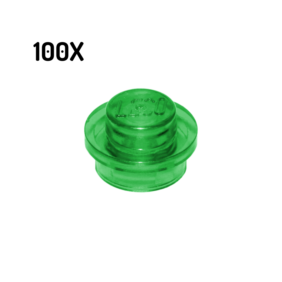 4073 | Plate, Round 1 x 1 100pcs