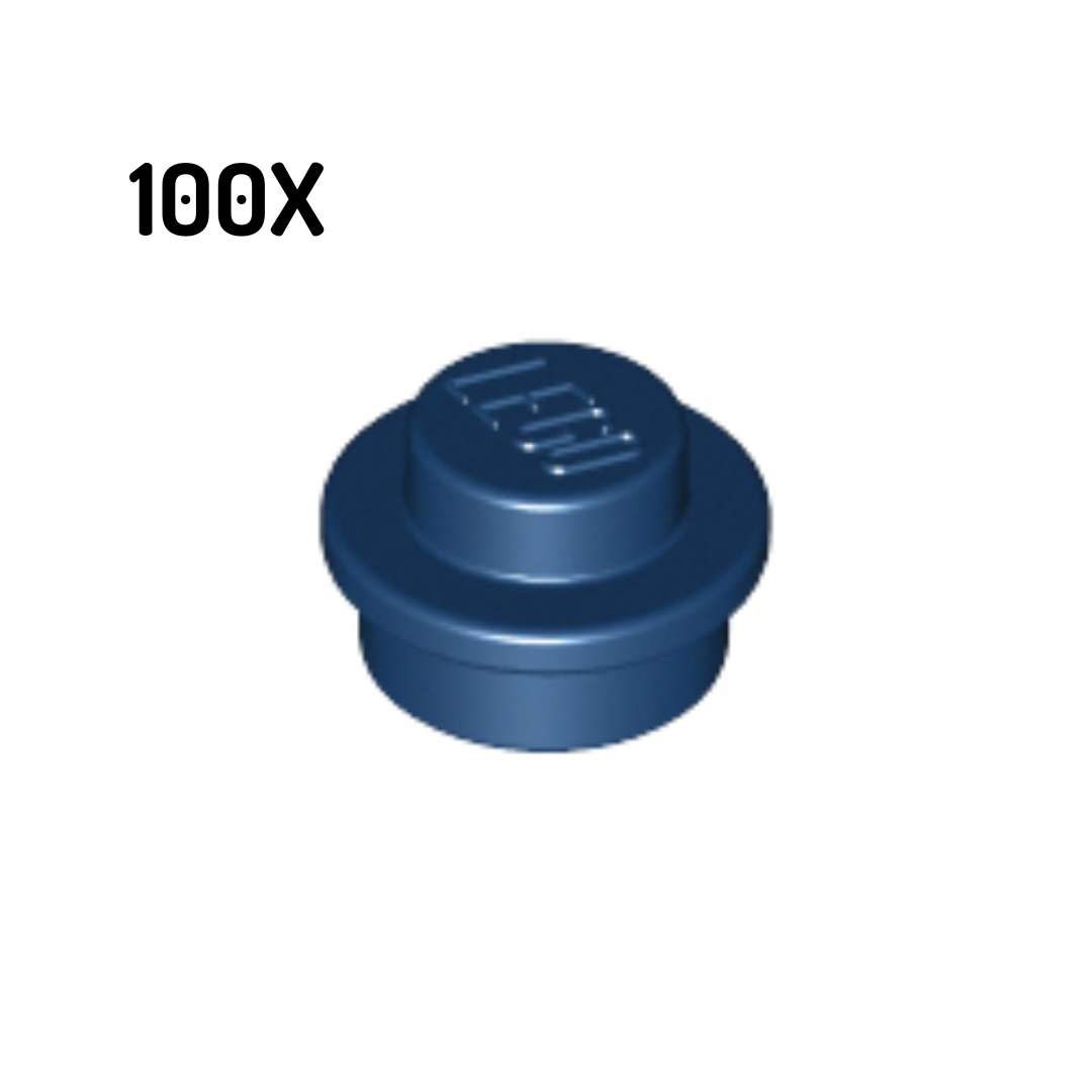 4073 | Plate, Round 1 x 1 100pcs