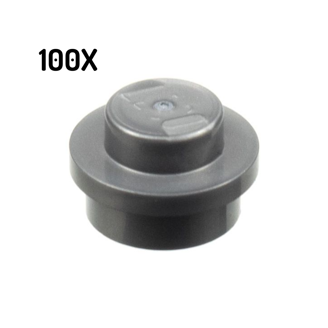 4073 | Plate, Round 1 x 1 100pcs