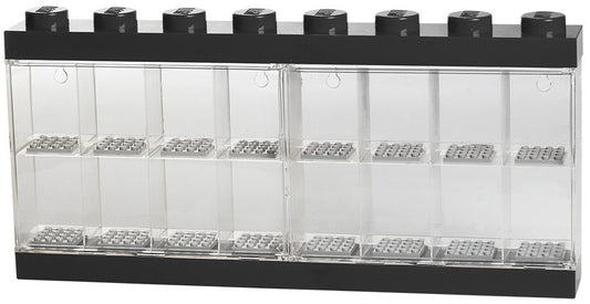 Opbergbox Lego: minifigs zwart 16-delig RC 023621