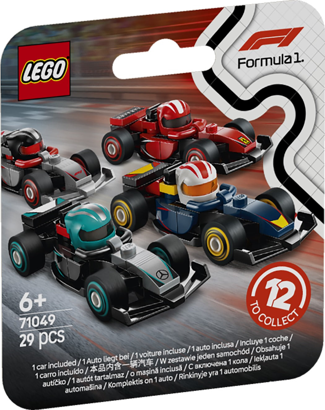 F1® Collectible Race Car per serie van 12 LEGO 71049-1