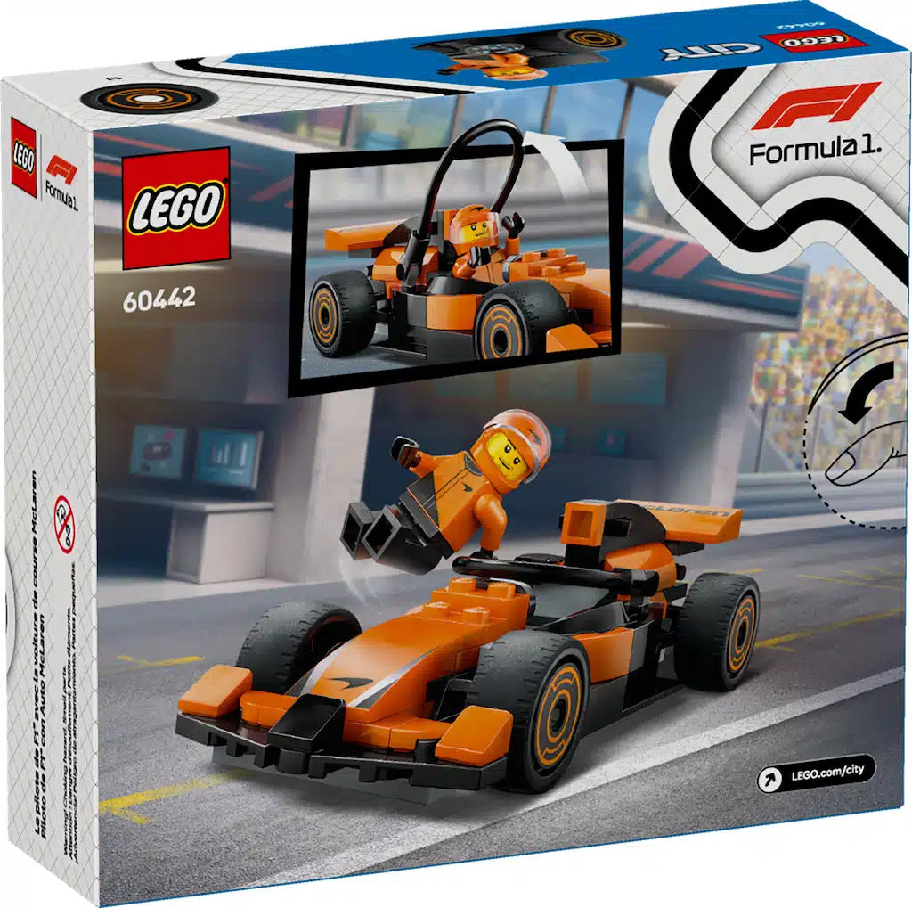 F1 Driver with McLaren Race Car LEGO 60442