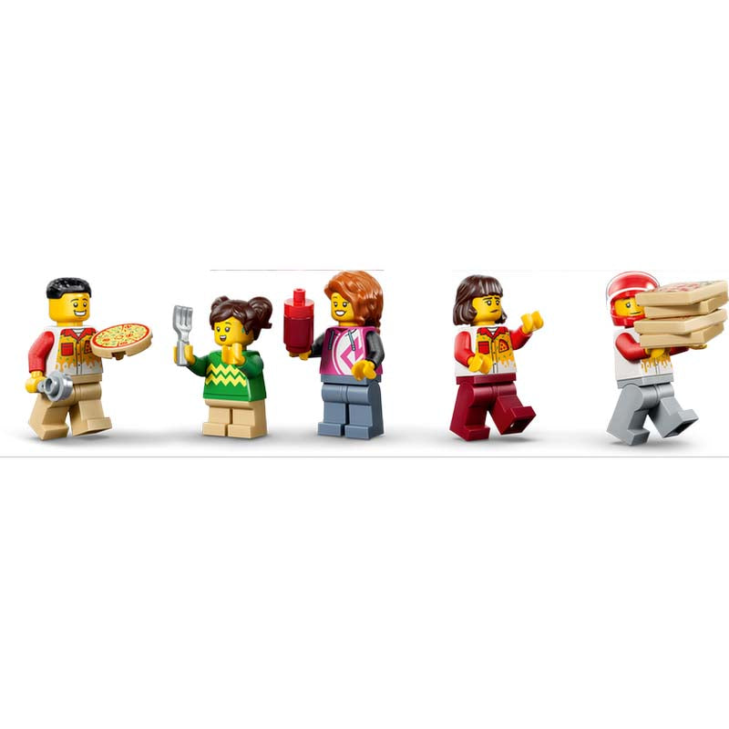 Pizza Delivery Experience with Vehicles LEGO 60496