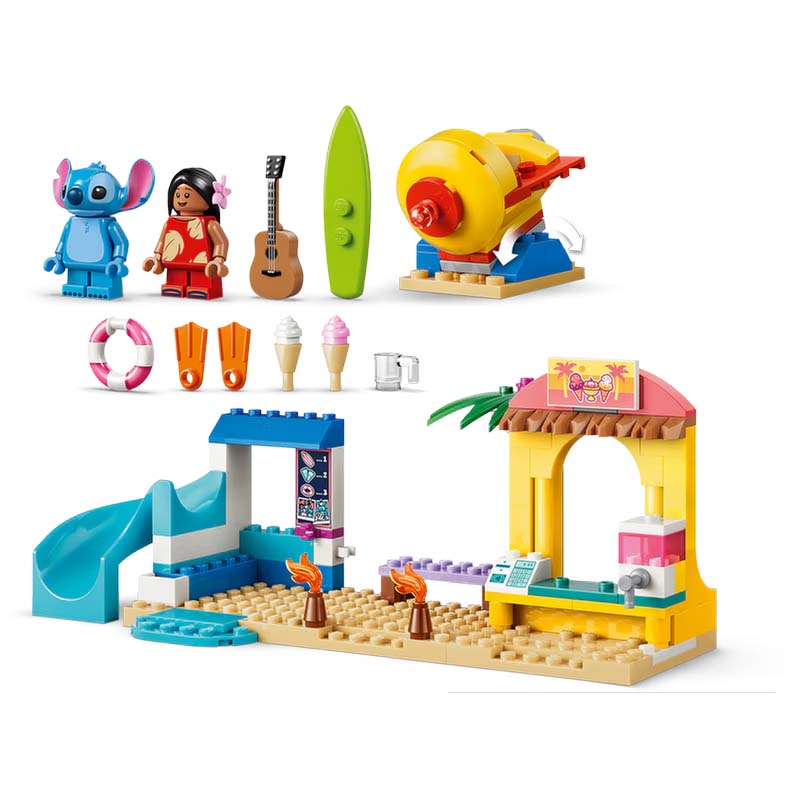 Beach Fun with Lilo & Stitch LEGO 43280