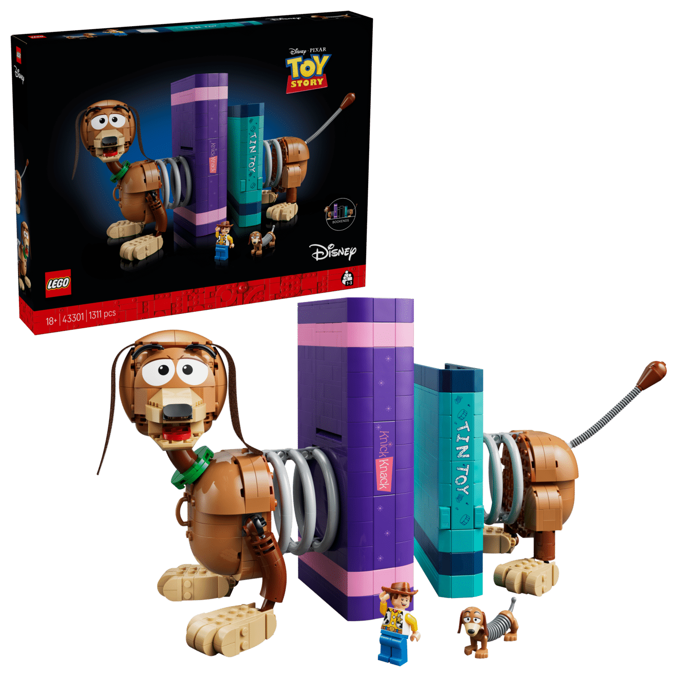Toy Story Slinky Dog Bookends LEGO 43301