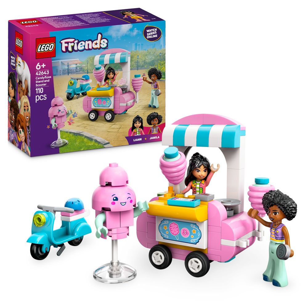 Cotton Candy Stand and Scooter LEGO 42643