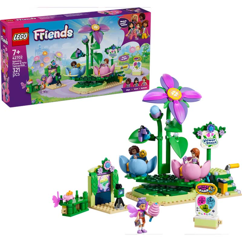 Spinning Flower & Fairy Teacup Ride LEGO 42702