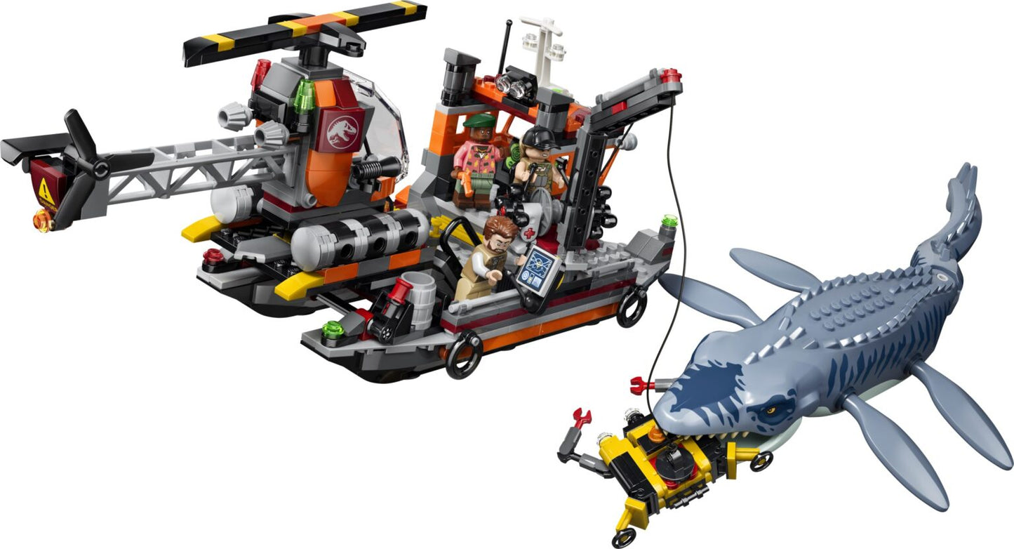 Mosasaurus Dinosaur Boat Attack LEGO 77983
