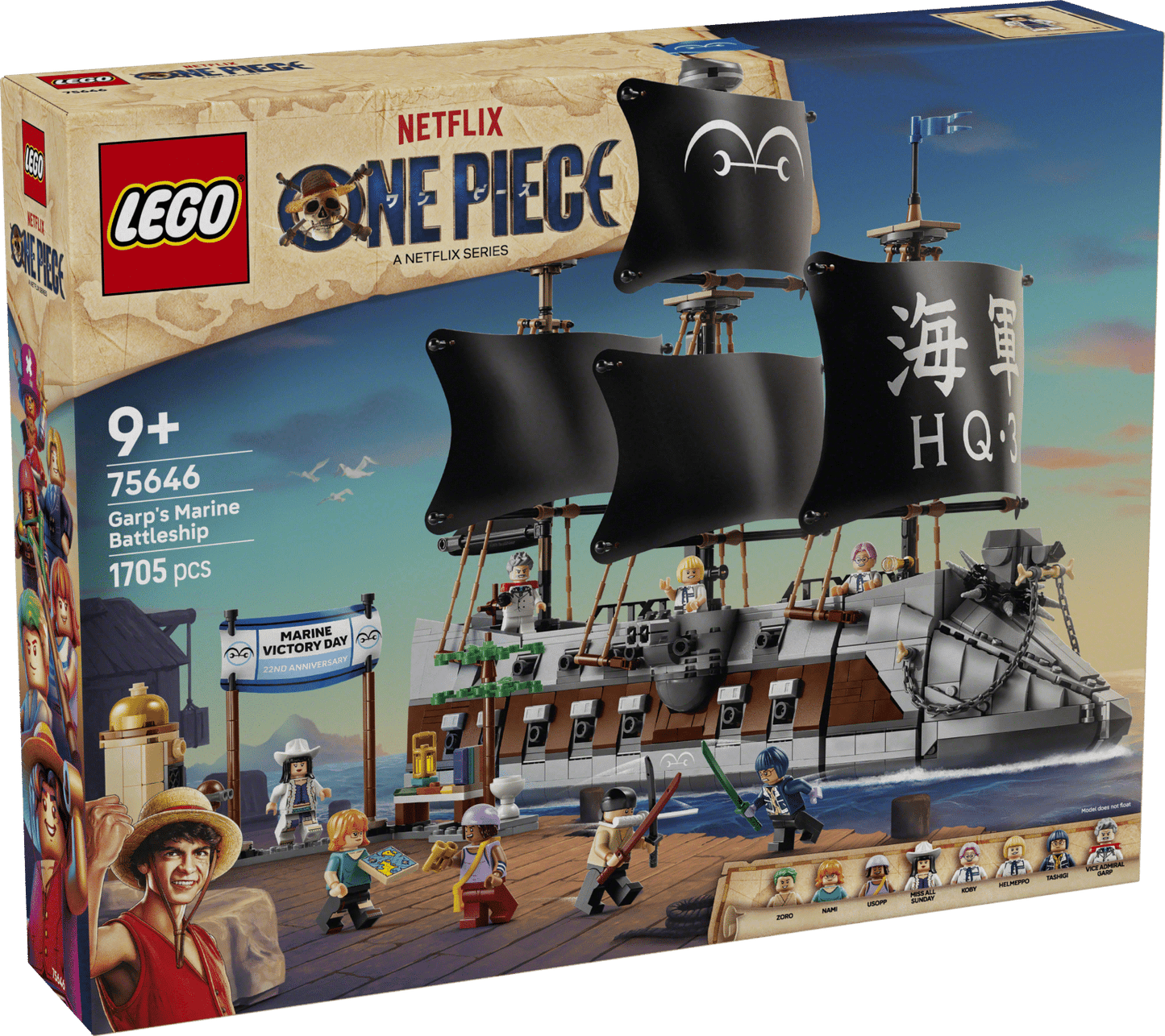 Garp's Marine Battleship  LEGO 75646