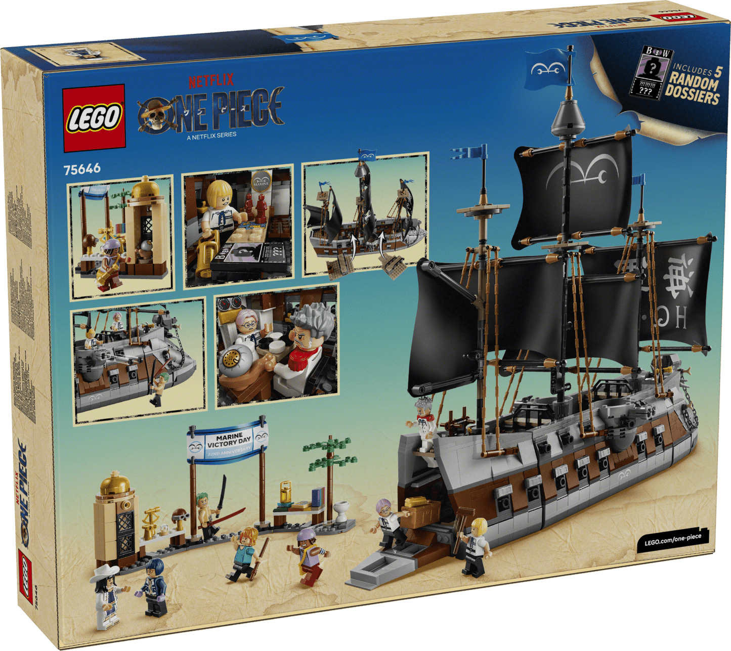 Garp's Marine Battleship  LEGO 75646