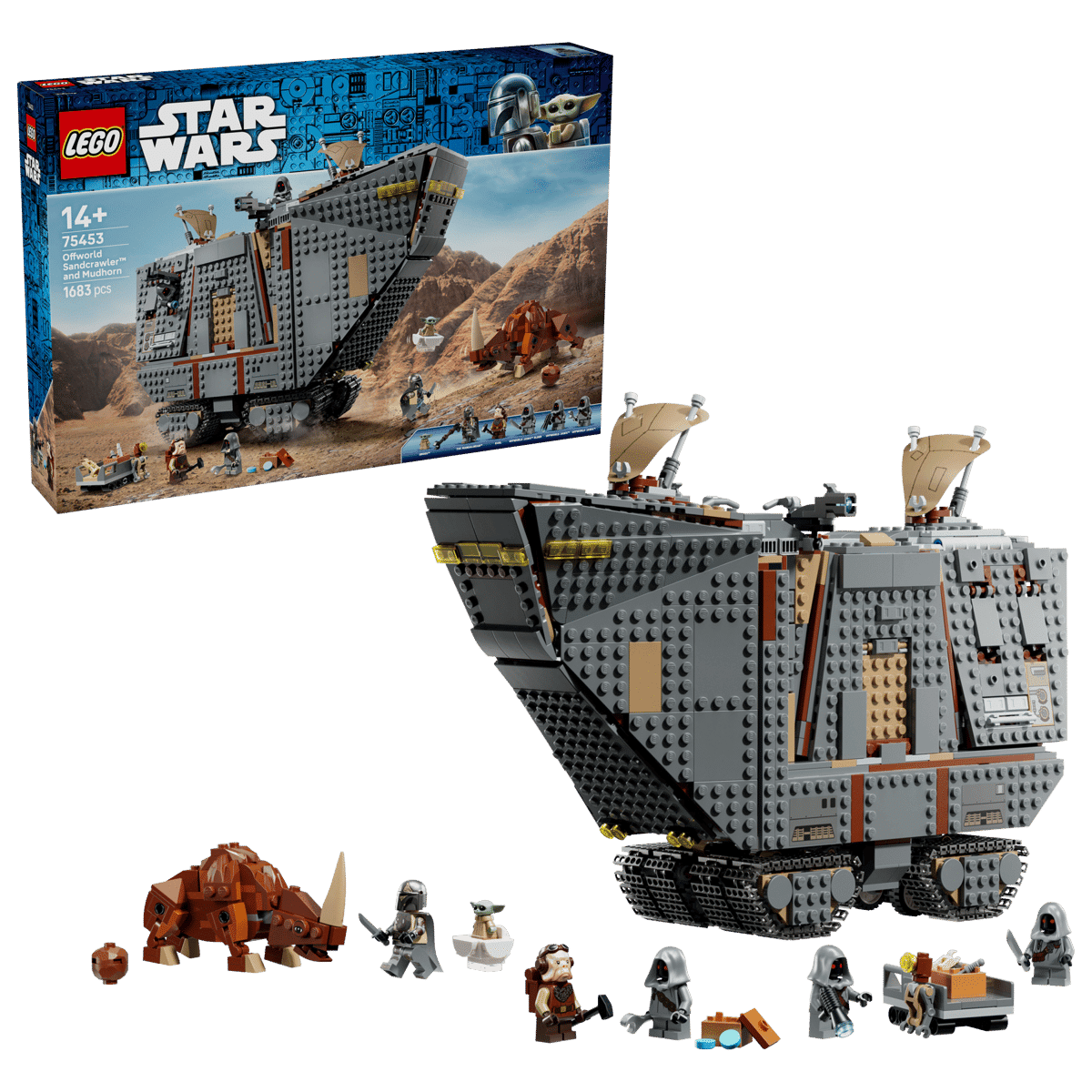 Offworld Sandcrawler and Mudhorn LEGO 75453