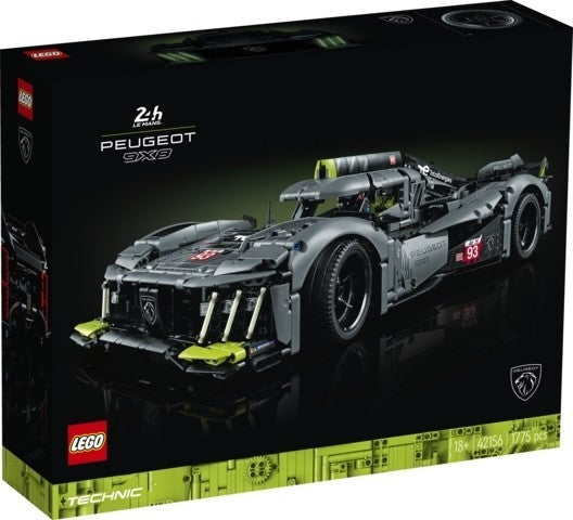 Peugeot 9x8 24h Le Mans Hybrid Hypercar Lego 42156