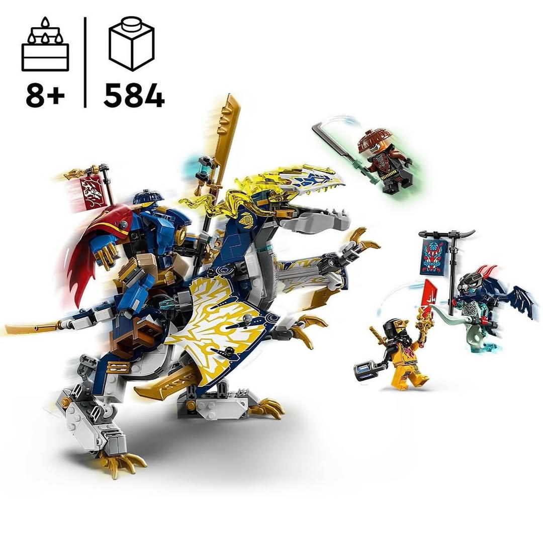 Rogue’s Mech Dragon Rider LEGO 71843