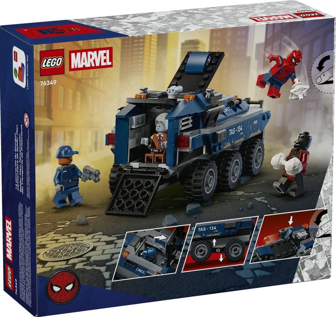 Spider-Man Prison Transport Chase LEGO 76349