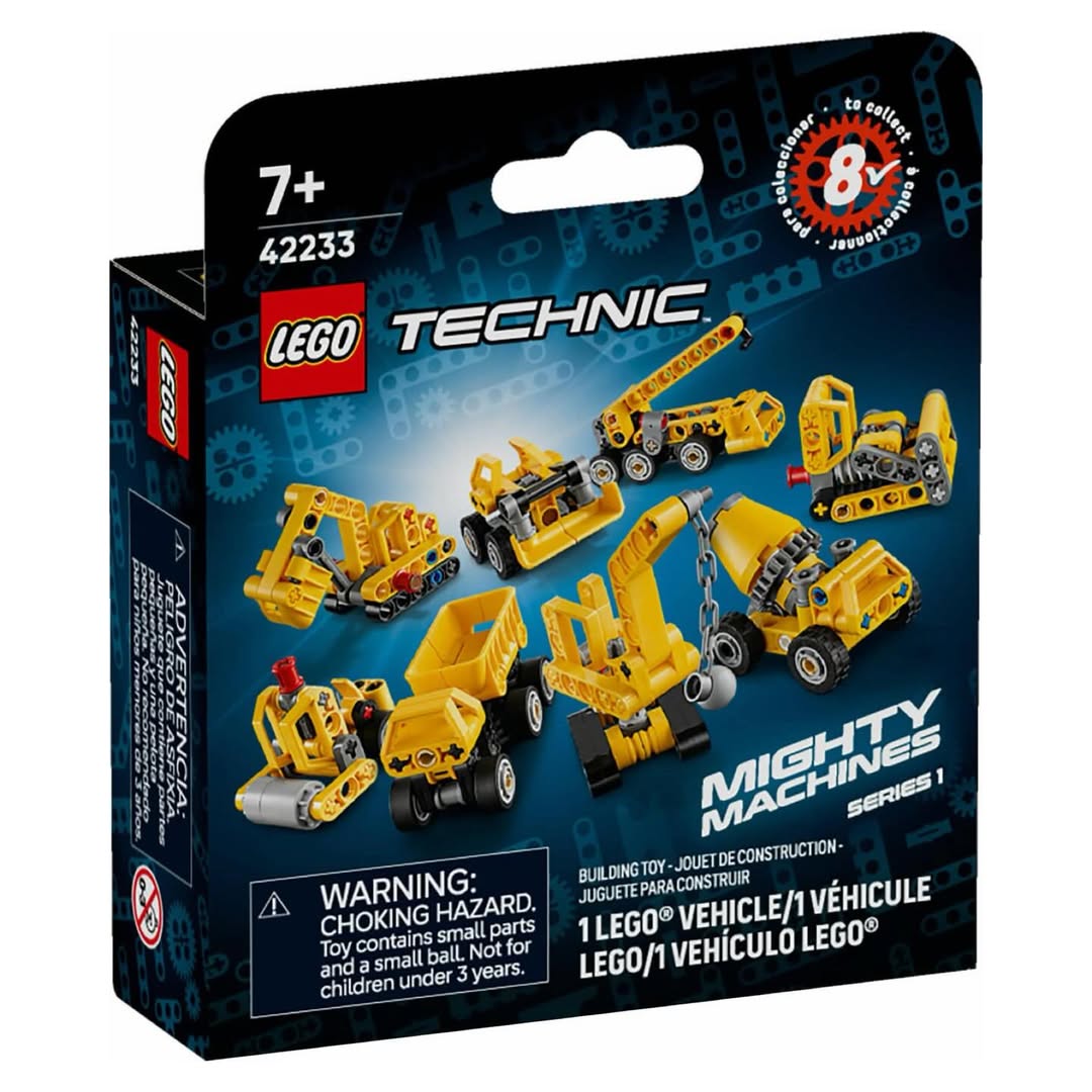 Mighty Machines volledige serie van 8 LEGO 42233