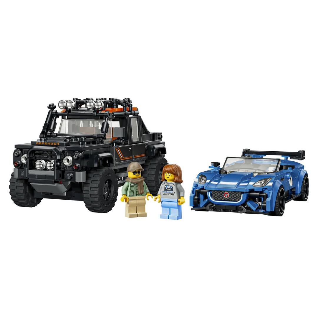 Jaguar F-TYPE project 7 & Land Rover Defender Classic LEGO 77264