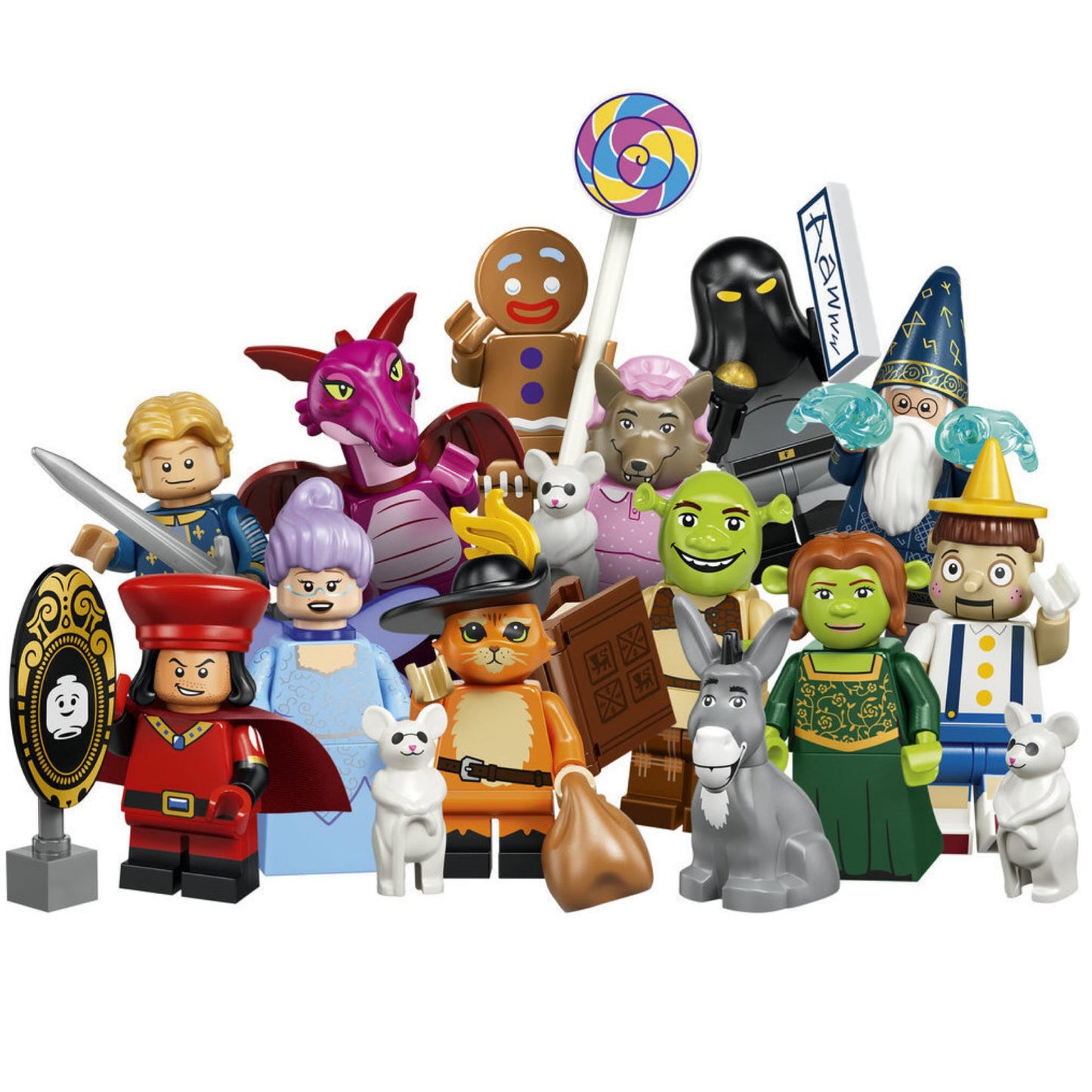 LEGO minifigures series: Shrek volledige serie van 12 LEGO 71053-2