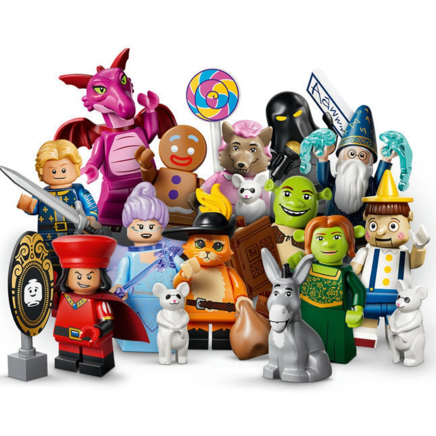 LEGO minifigures series: Shrek volledige serie van 12 LEGO 71053-2