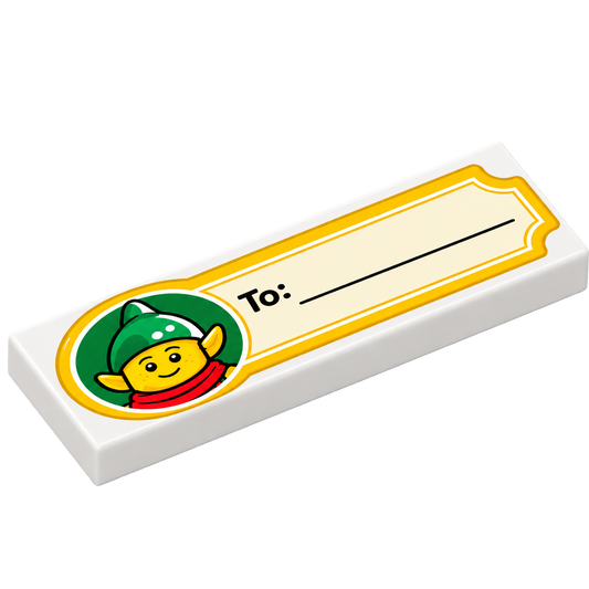 2x6 Kerst: Naamkaartje Elf
