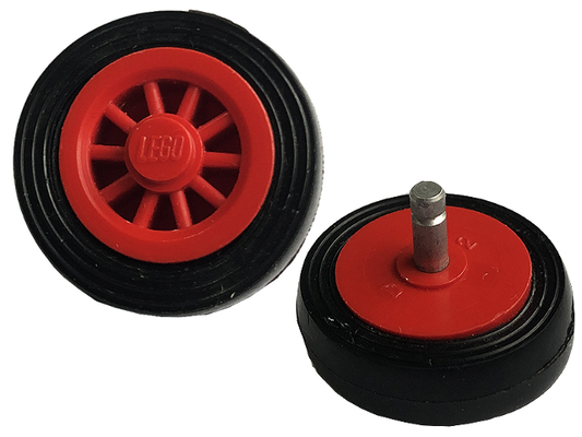 bb0019c01 | Wheel Spoked 2 x 2 with Stud with Black Tire Smooth - Small Solid | LEGOPART