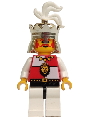 Royal Knights - King, with black/white legs LEGO cas059 | Fyrebrick.be