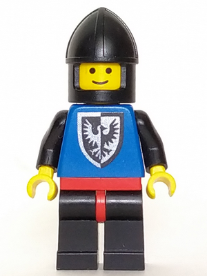 Black Falcon - Black Legs with Red Hips, Black Chin-Guard LEGO cas098