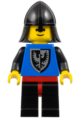 Black Falcon - Black Legs with Red Hips, Black Neck-Protector LEGO cas099