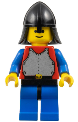 Breastplate - Red with Blue Arms, Blue Legs with Black Hips, Black Neck-Protector LEGO cas198 | Fyrebrick.be