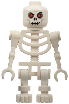 Fantasy Era - Skeleton Warrior 2, White LEGO cas328 | Fyrebrick.be