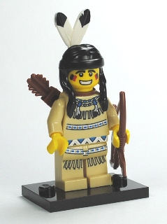 Tribal Hunter, Series 1 LEGO col01-1