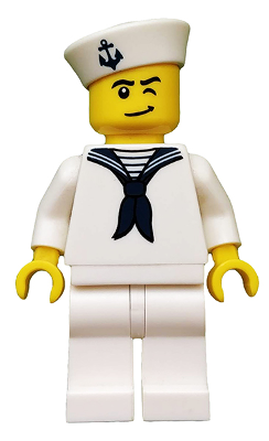 Sailor, Series 4 (Minifigure Only without Stand and Accessories) LEGO col058 | Fyrebrick.be