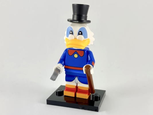 Scrooge McDuck, Disney, Series 2 (Complete Set with Stand and Accessories) LEGO coldis2-6