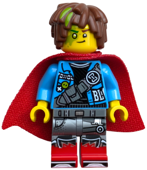 Mateo - Dark Azure Jacket, Red Cape LEGO drm084