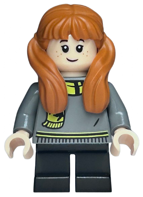 Susan Bones - Hufflepuff Sweater and Scarf, Black Short Legs LEGO hp521