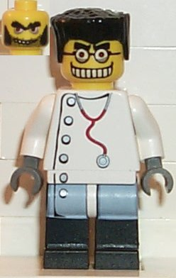 Mad Scientist LEGO hrf004 | Fyrebrick.be