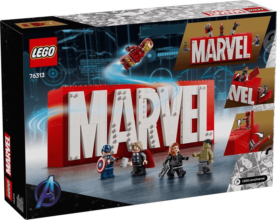 MARVEL Logo & Minifigures LEGO 76313