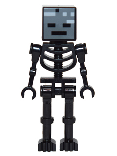 Wither Skeleton - Straight Arms LEGO min025 | Fyrebrick.be
