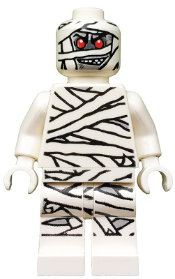 Mummy - NON-Glow In Dark Pattern LEGO mof001a | Fyrebrick.be
