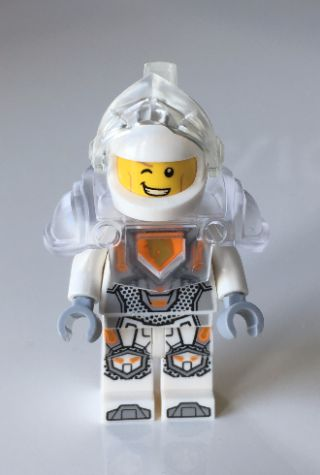 Lance Richmond - Trans-Clear Visor and Armor (Ultimate Lance) LEGO nex055