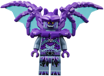 Gargoyle - Dark Purple Wings with Trans-Light Blue Membranes LEGO nex081 | Fyrebrick.be