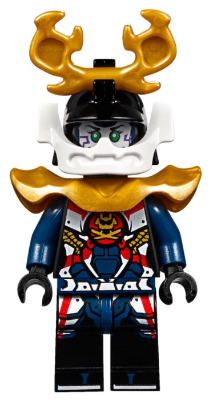 Samurai X (Pixal / P.I.X.A.L.) - Sons of Garmadon / Hunted, Large Horns LEGO njo0390 | Fyrebrick.be