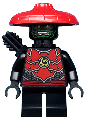 Stone Army Scout, Green Face LEGO njo0500 | Fyrebrick.be