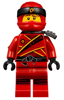 Kai - Sons of Garmadon, Ninjago Logogram Letter H on Head Wrap LEGO njo391