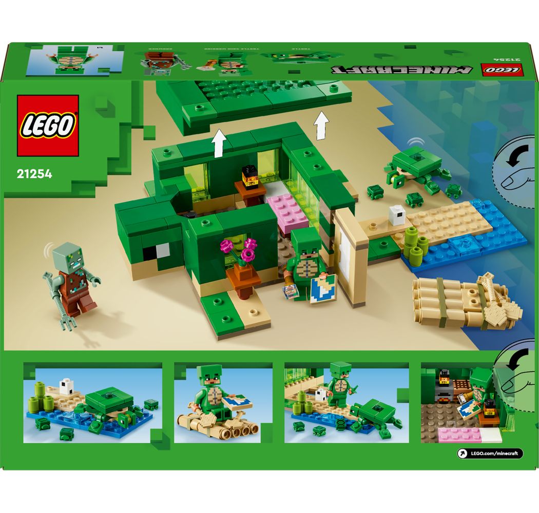 Het schildpad strandhuis LEGO 21254