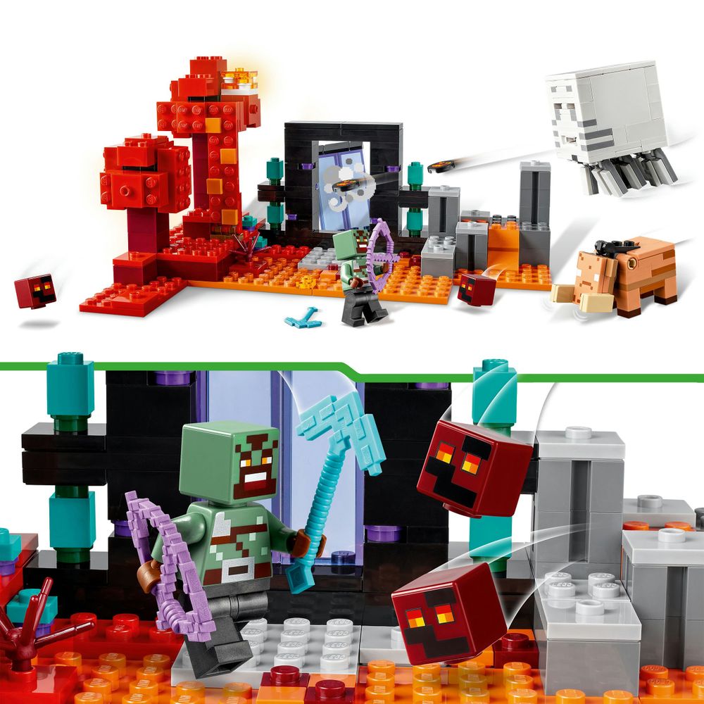 De Nether Portal-hinderlaag LEGO 21255
