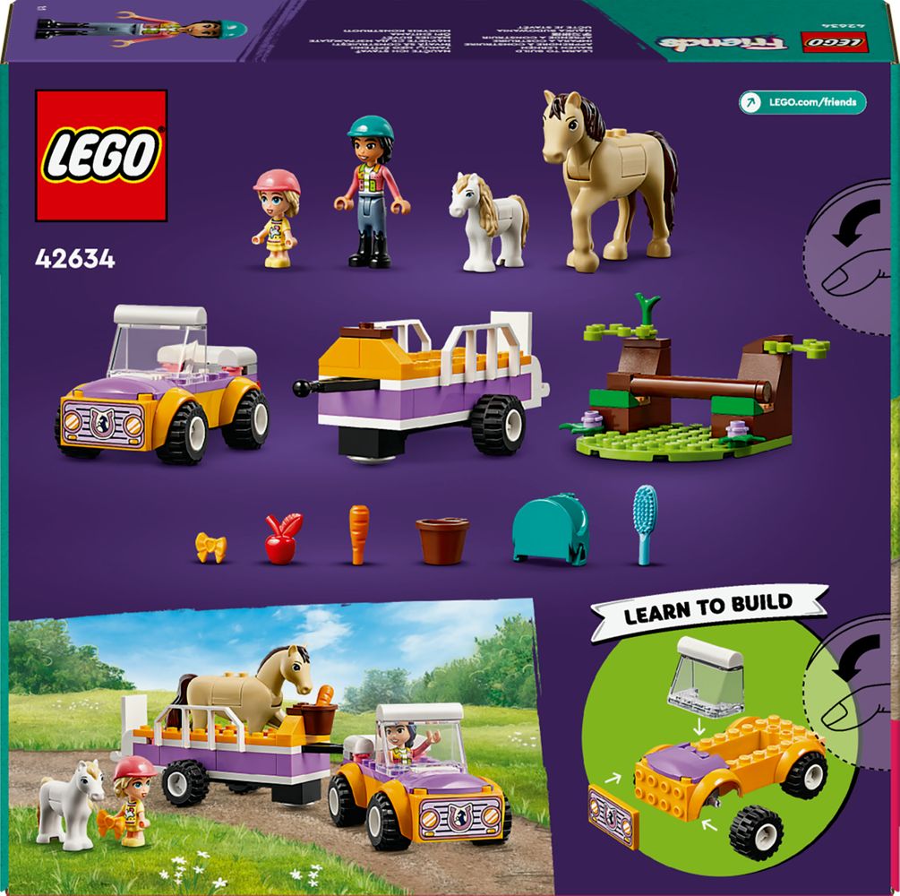 Paarden- en ponytrailer LEGO 42634