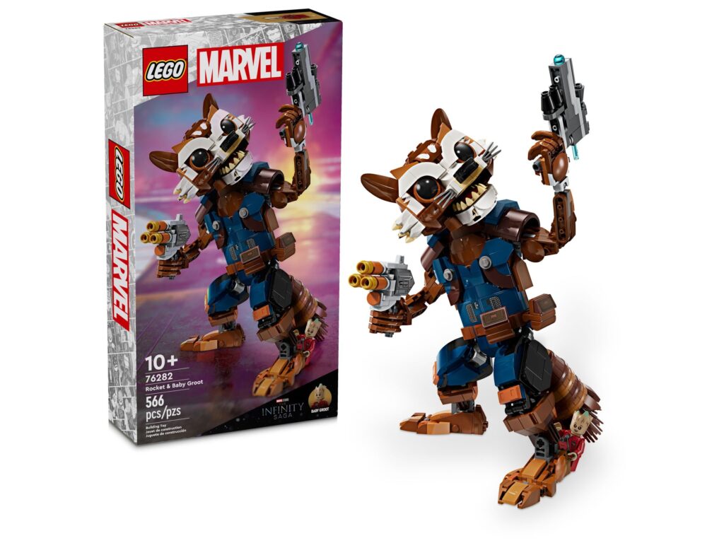 Buildable Rocket Raccoon LEGO 76282