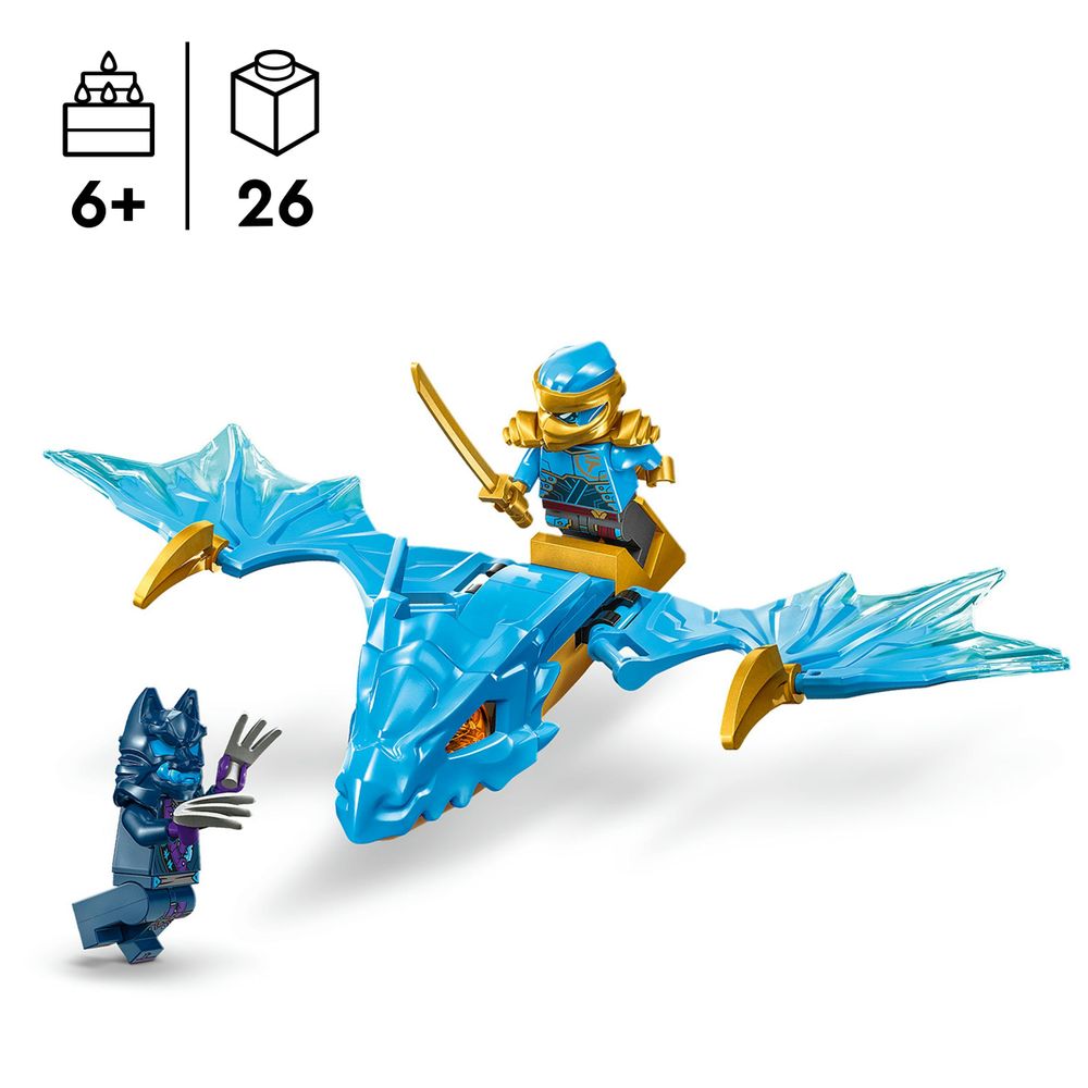 Nya's stijgende drakenaanval LEGO 71802