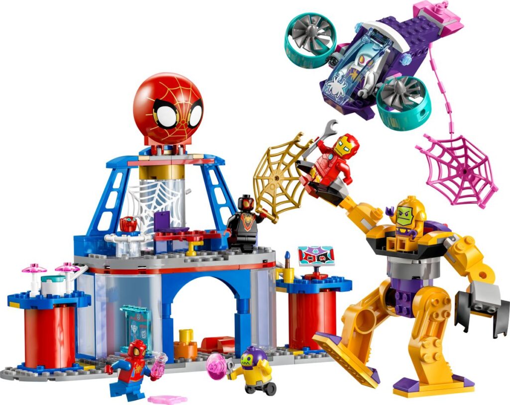 team Spidey web spinner headquarters LEGO 10794