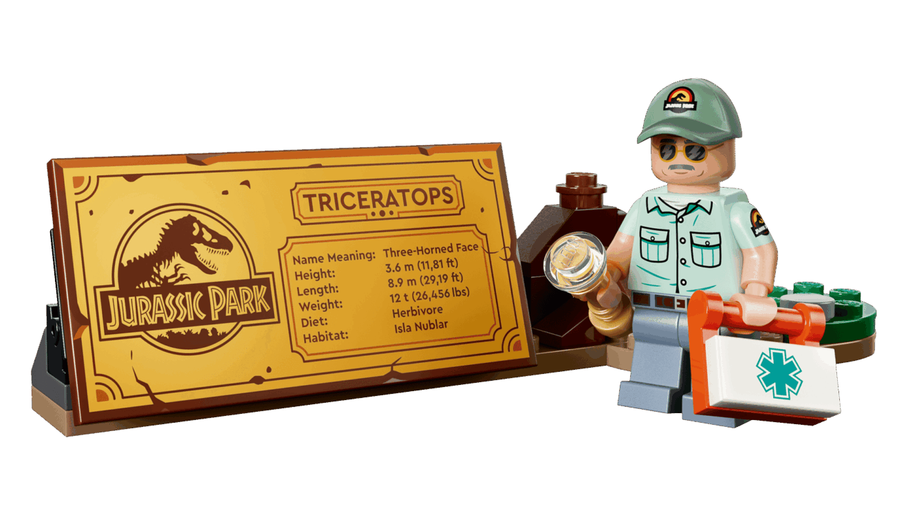 Dinosaur Fossils: Triceratops LEGO 77985